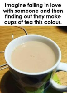 make a cup of tea like this