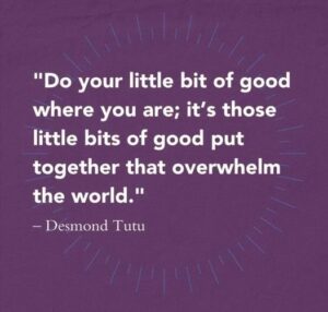 do your little bit of good