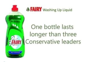 fairy liquid v tory leaders