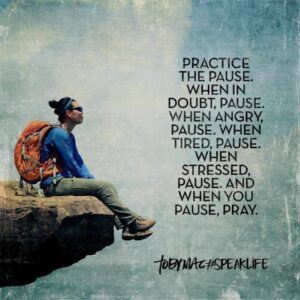 practise the pause