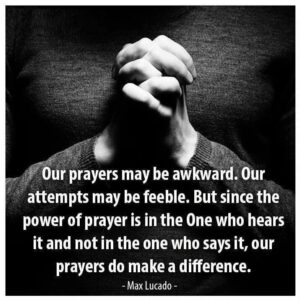 prayers make a difference