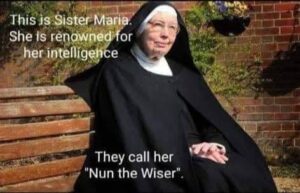 Nun the wiser