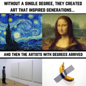 artists without degrees