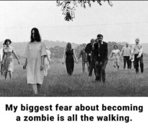 zombie all the walking