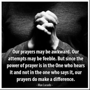 prayers do make a difference
