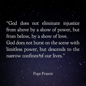god does not eliminate injustice